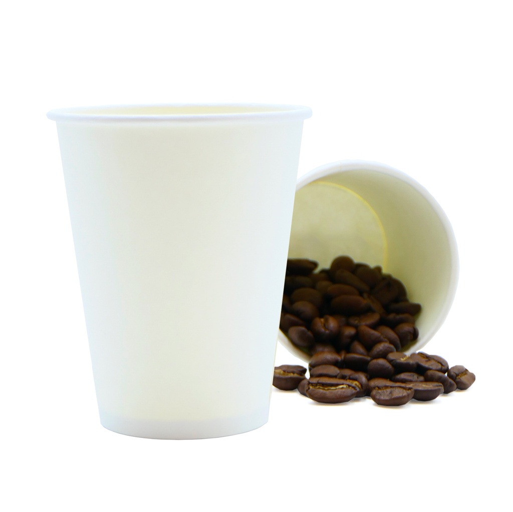 Gobelet à café 12OZ - Ø 90 mm blanc sans impression