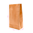 Sac SOS 18 x 11 x 34 cm kraft marron 60GR SI