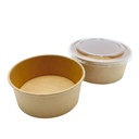 Bol salade kraft marron 1000 ml JF