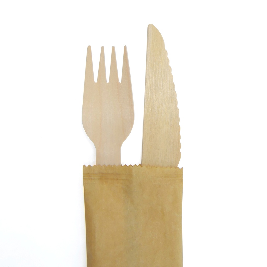 KIT 2/1 en bois (fourchette / couteau)