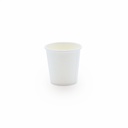 White cup 4OZ - Ø 62 mm wellembal plastic free print 