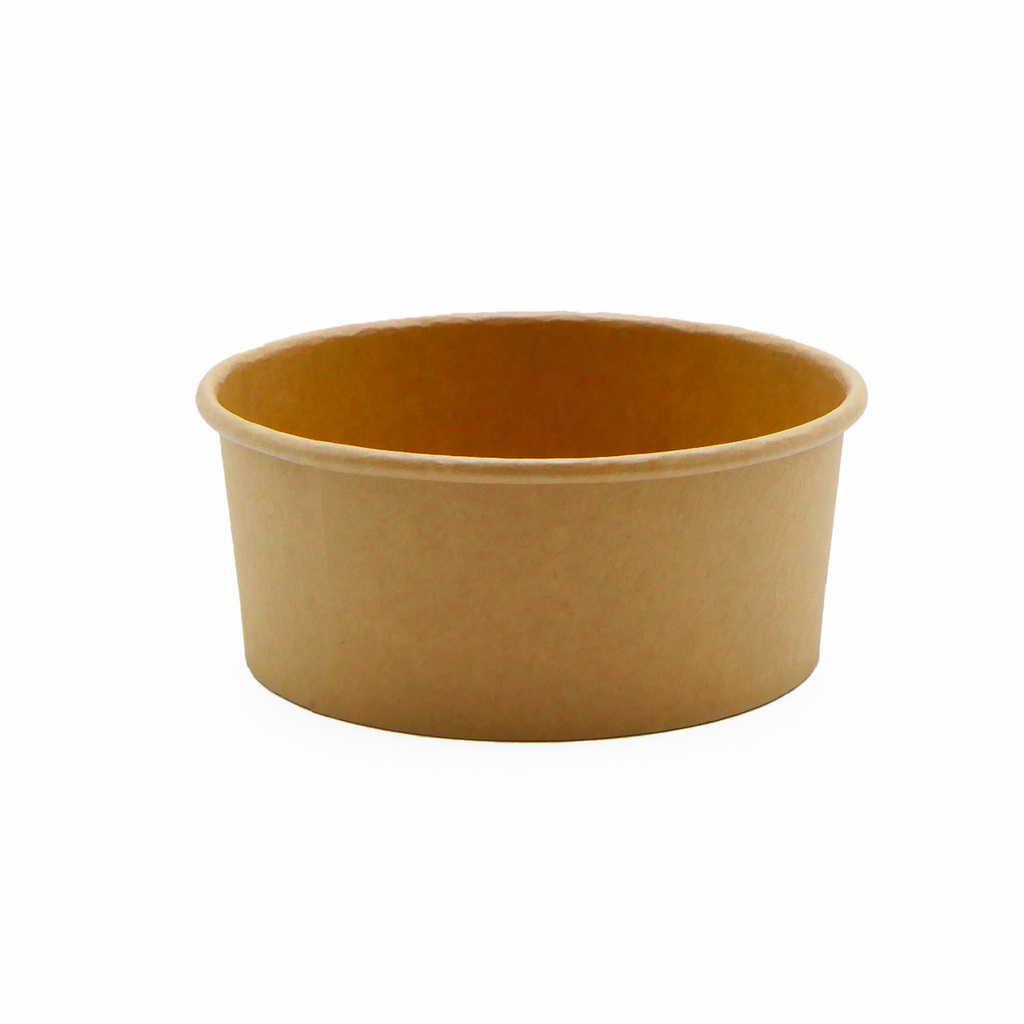 Salad bowl brown kraft 750 ml D150