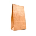 SOS bag 22x12x34 cm brown kraft triman 70GR