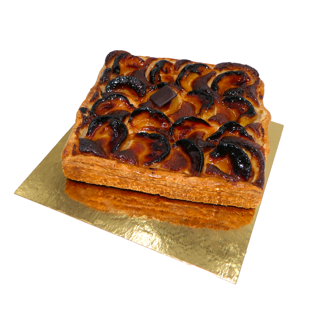 Square cake board black and gold 20x20 cm no tongue