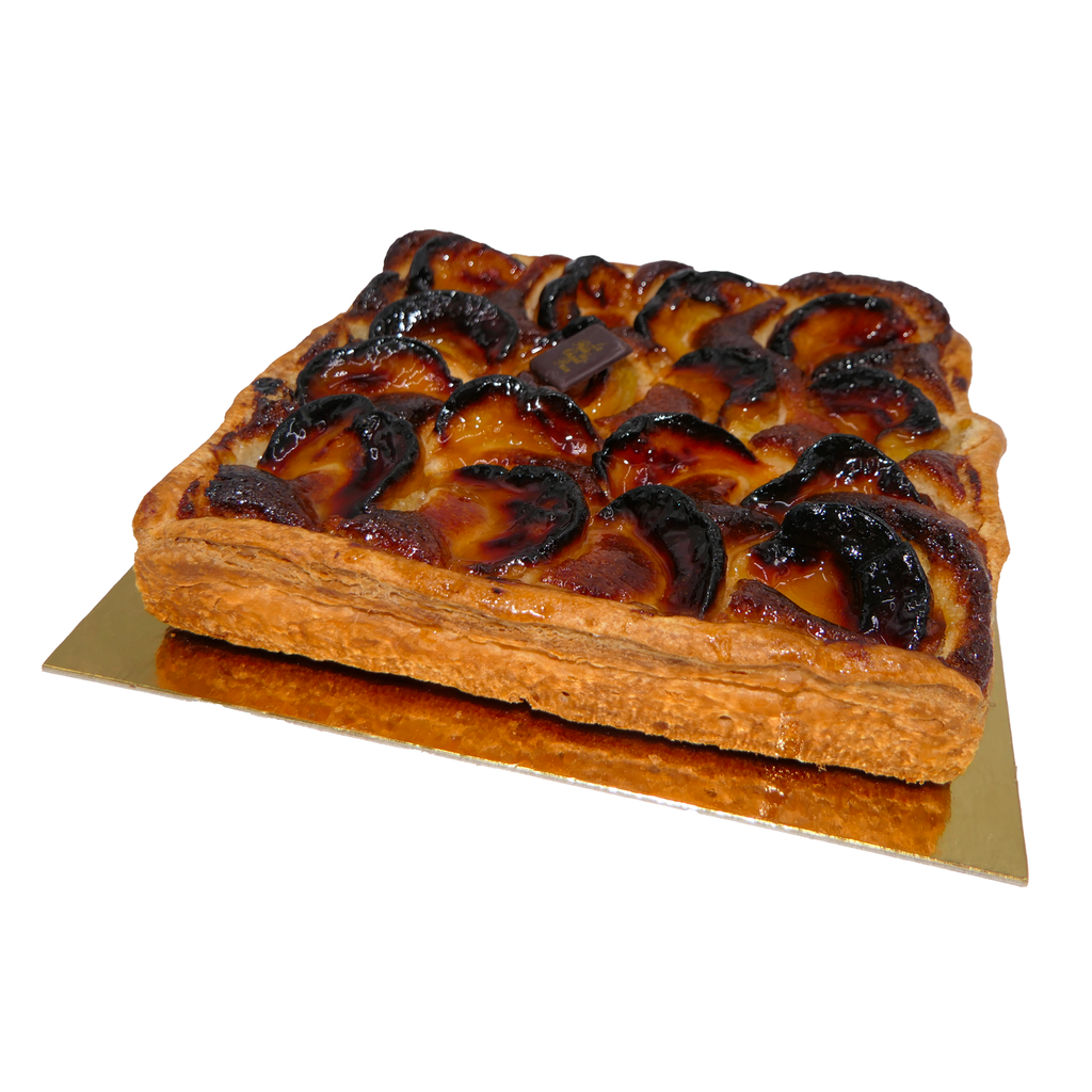 Square cake board black and gold 24x24 cm no tongue