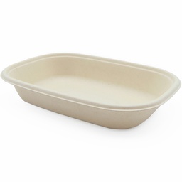 [BARQPULP900ML] Barquette rectangulaire en pulpe 900 ml